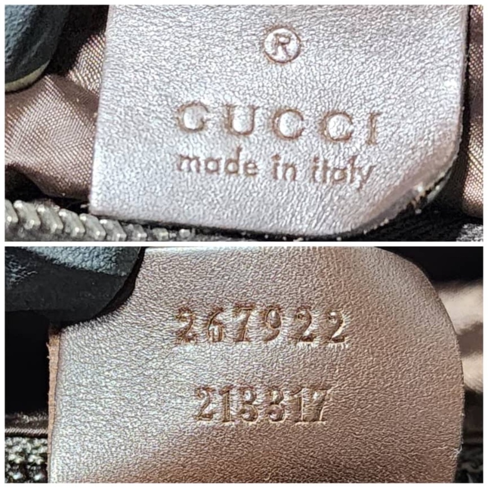 Authentic Gucci Diamante Canvas Web Shopping Tote Bag Brown/Beige - Picture 10 of 15